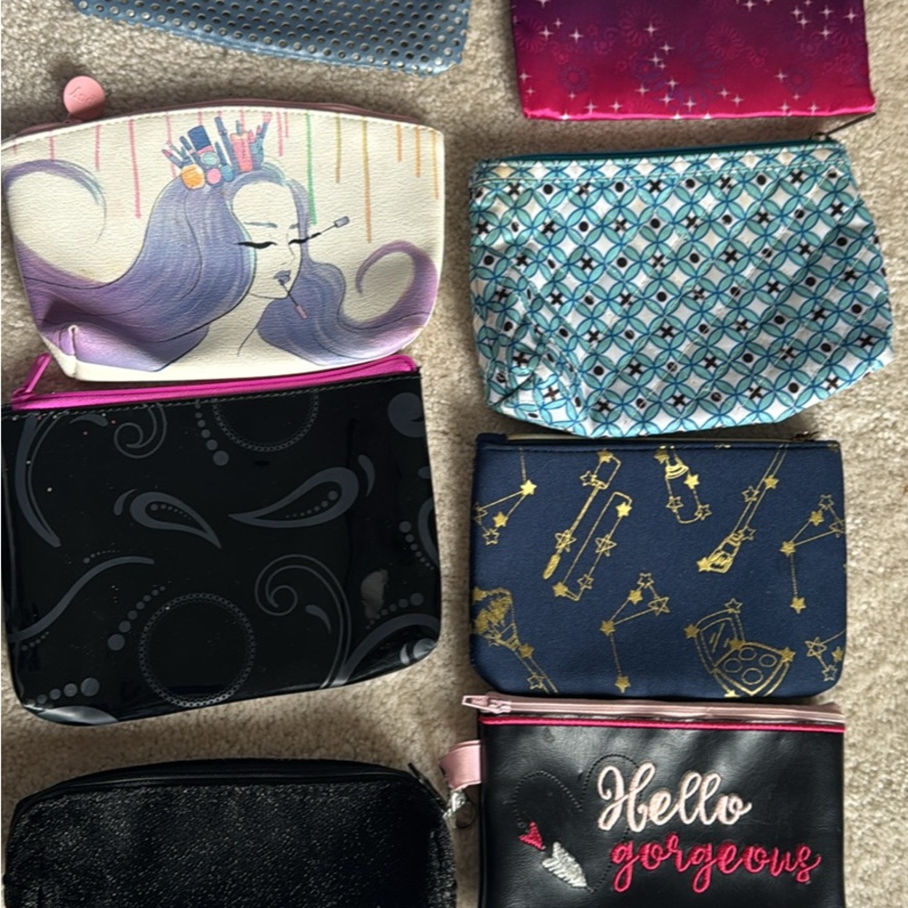Colorful Cosmetic Bag Set